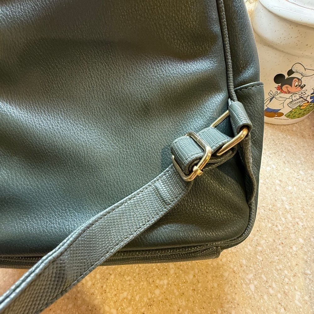 Olive Green Mini Backpack Women’s Bag Purse - Picture 12 of 13